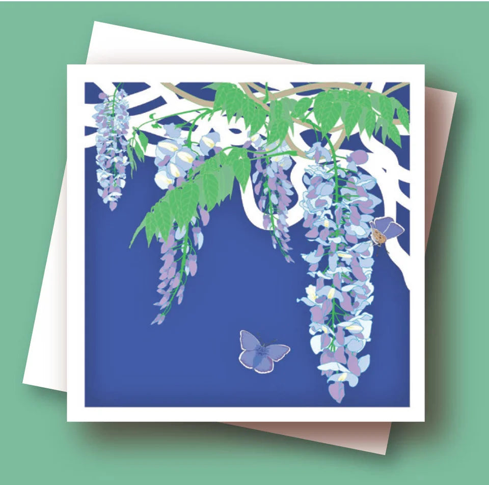 Umbellifer Greeting Card - Wisteria