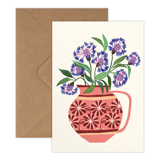 Brie Harrison Greeting Card - Cornflower