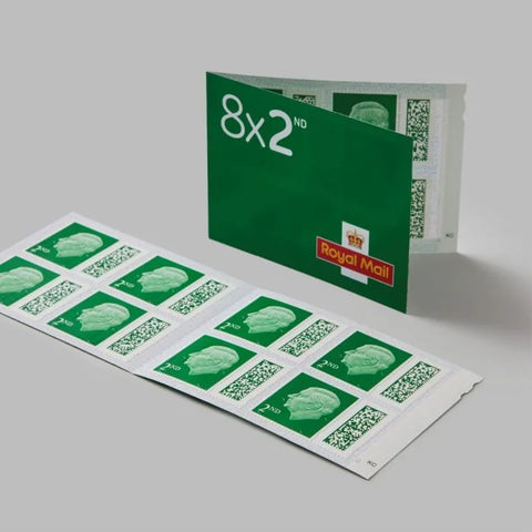 Royal Mail 2nd Class Stamps x8