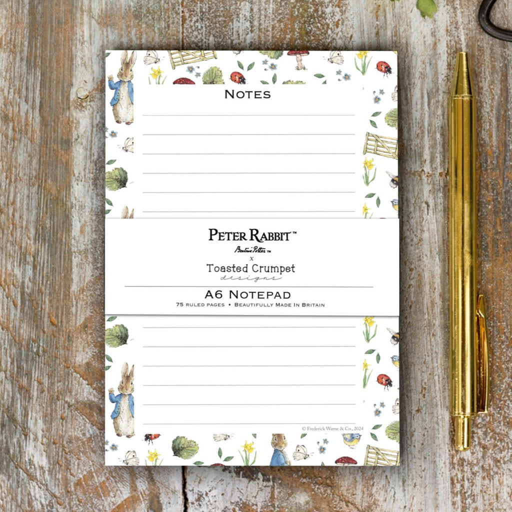 Peter Rabbit Fresh Meadow Breeze A6 Jotter Notepad