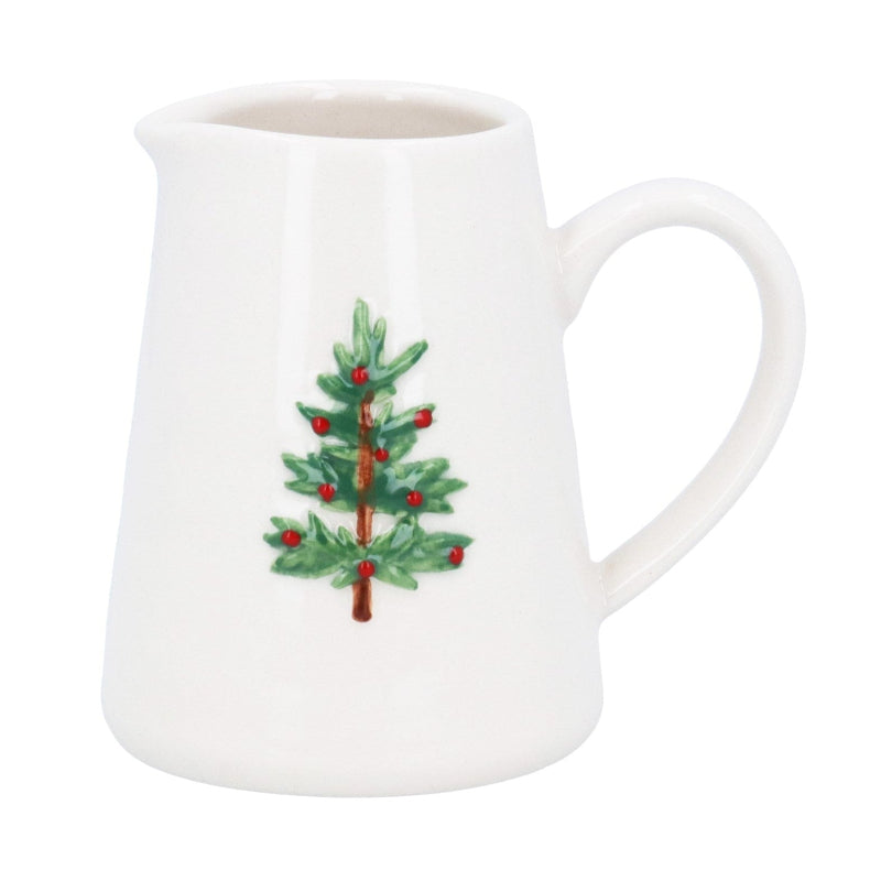 Christmas Tree Stoneware Mini Jug
