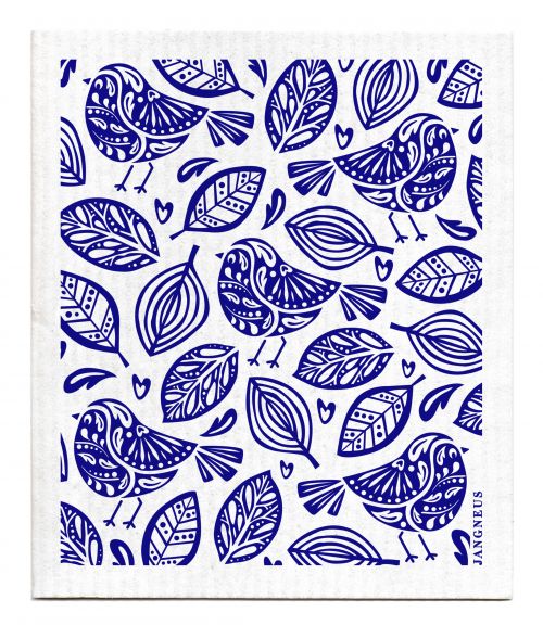 Jangneus - Blue Robins Dishcloth