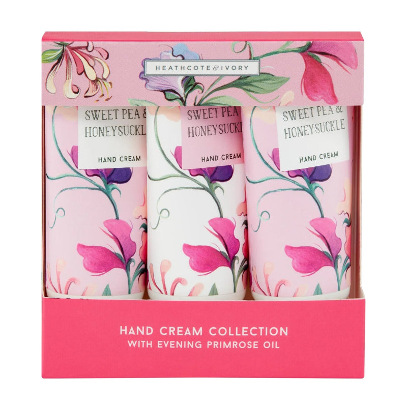 Sweet Pea & Honeysuckle Hand Cream Collection