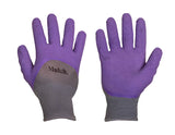 Mulch Gloves - Get a Grip (Lavender), size 8 medium