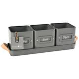 Burgon & Ball Indoor Pot - Charcoal Herb Set