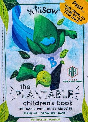 Basil Plantable Children's Book