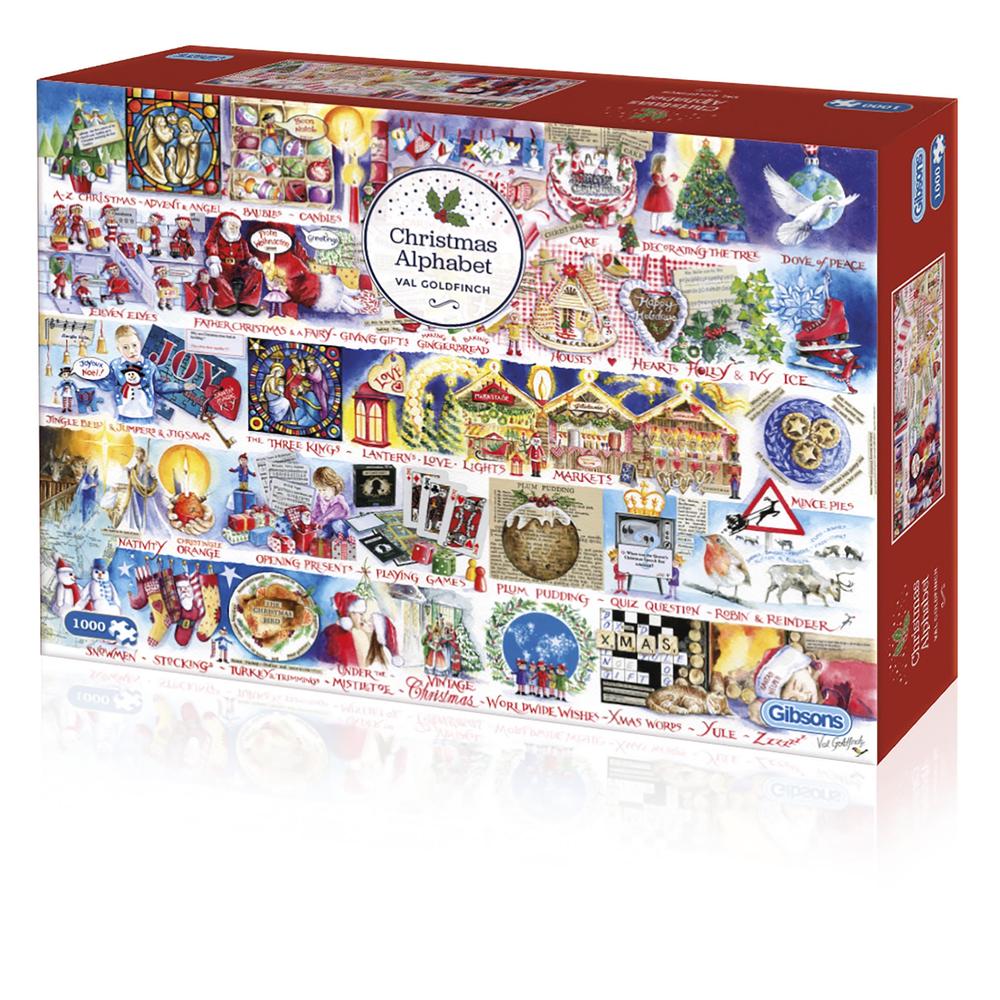 Christmas Alphabet Jigsaw, 1000 pieces