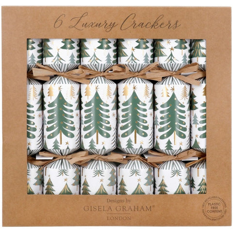 Trees & Stars Crackers x6