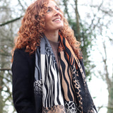 POM Animal Pattern Scarf