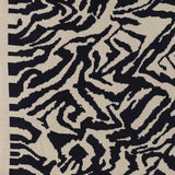 POM Oatmeal/Navy Animal Stripe Snood