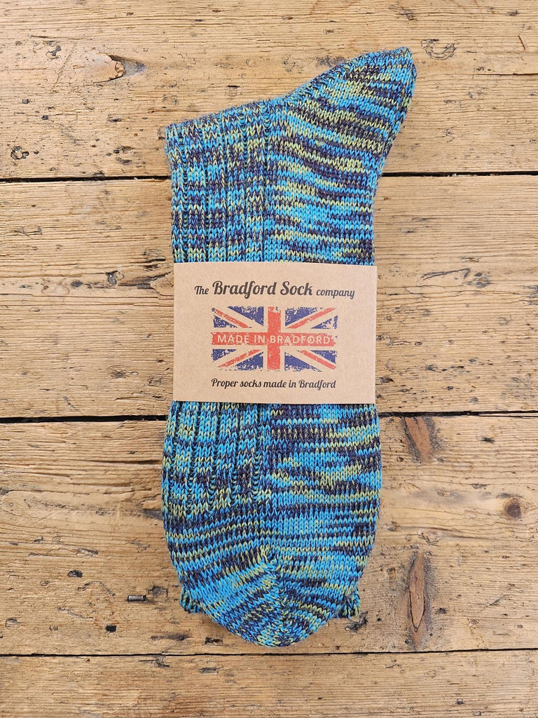 Blueberry Fizz Wool Socks - Small