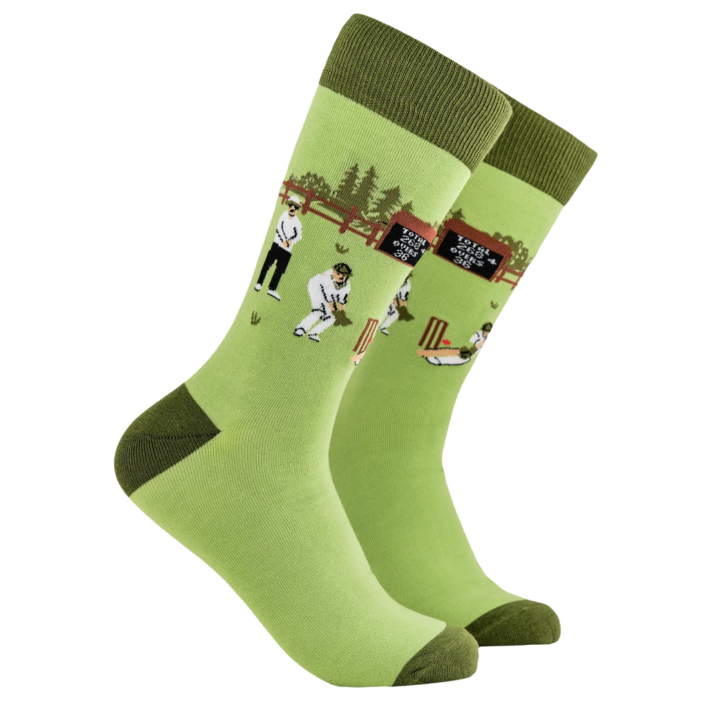 Cricket Socks - Size 9-12 Green