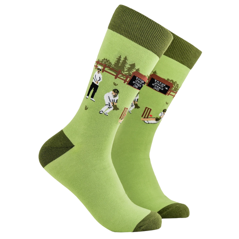 Cricket Socks - Size 9-12 Green