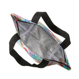 Eco Chic Blue Lush Floral Lunch Bag