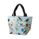 Eco Chic Green Garden Birds Lunch Bag