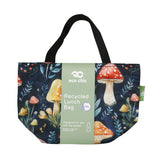 Eco Chic Black Toadstool Lunch Bag