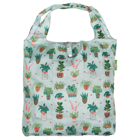 Mint House Plant Foldable Shopper