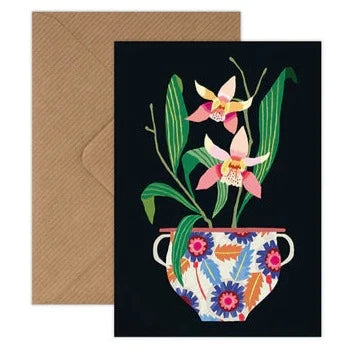 Brie Harrison Greeting Card - Orchid