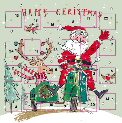 Advent Calendar Card - Ho Ho Ho