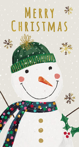 Christmas Money Wallet - Snowman