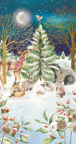 Christmas Money Wallet - Woodland Friends