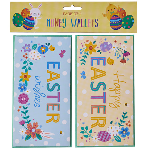 Easter Money Wallets x4