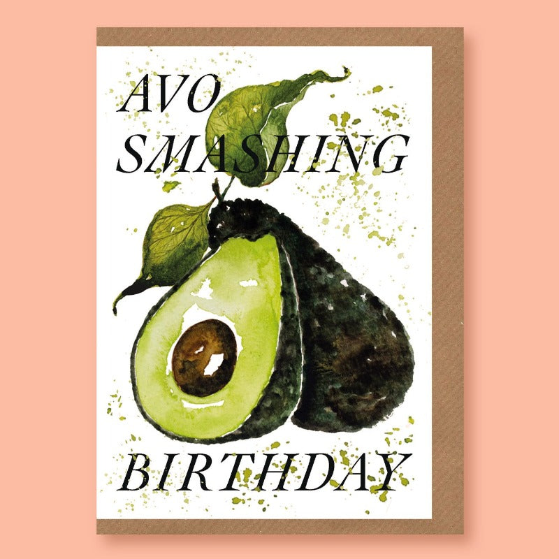 Studio Frewb Card - Avo Smashing Birthday