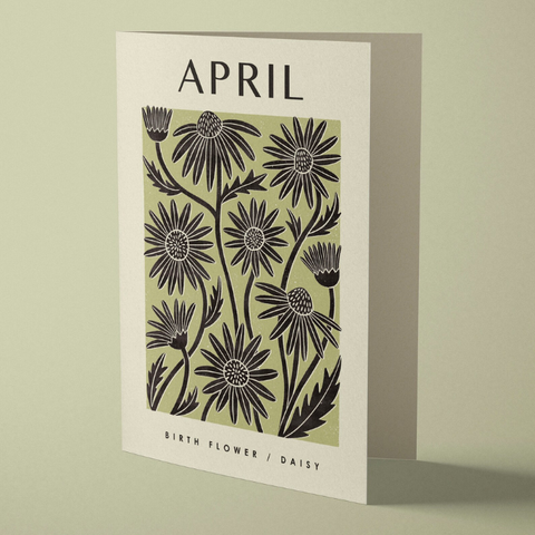 Bird & Co Card - April Daisy