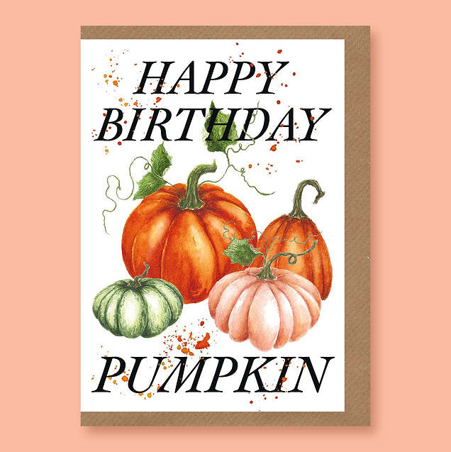 Studio Frewb Card - Happy Birthday Pumpkin