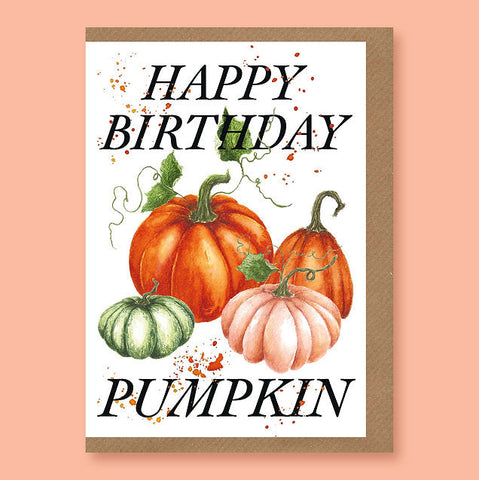 Studio Frewb Card - Happy Birthday Pumpkin