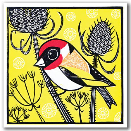 Kat Lendacka Card - Goldfinch