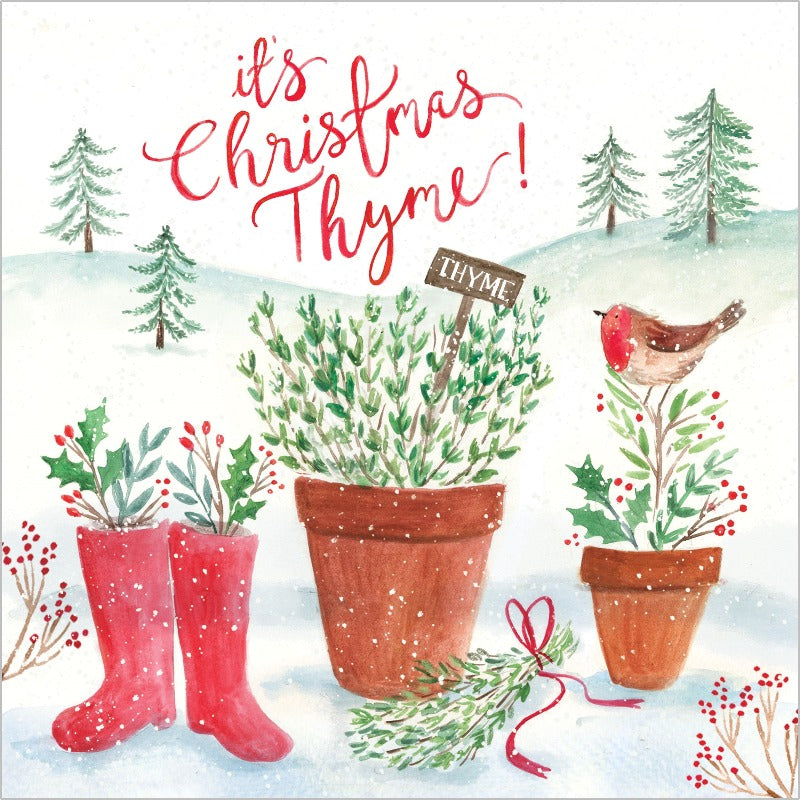 Christmas Cards Pack of 10 - Christmas Thyme