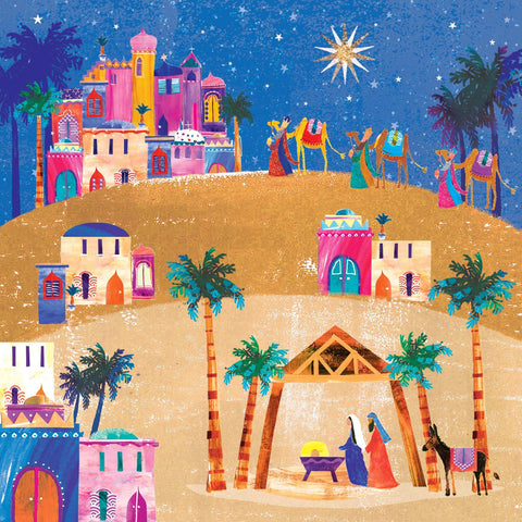 Christmas Cards Pack of 10 - Bethlehem Brights