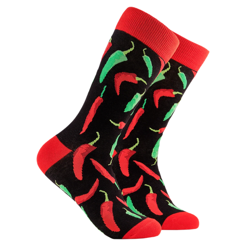 Chilli Socks - Size 4-8 Black