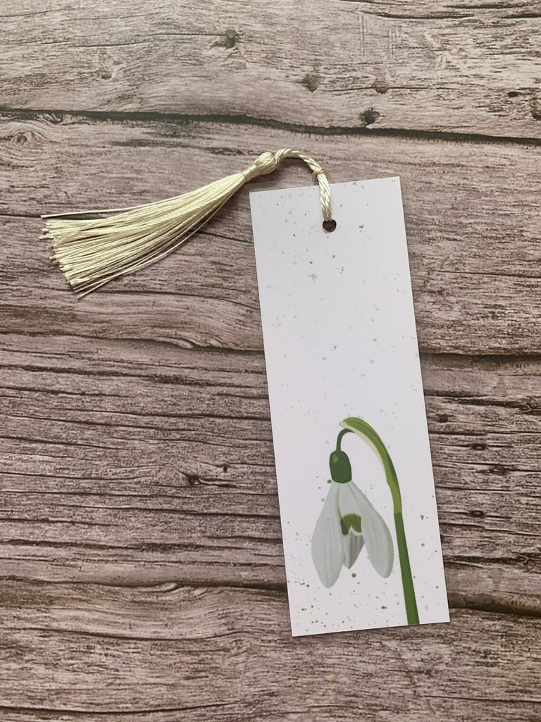 Pear Tree Crafts - Snowdrop Bookmark