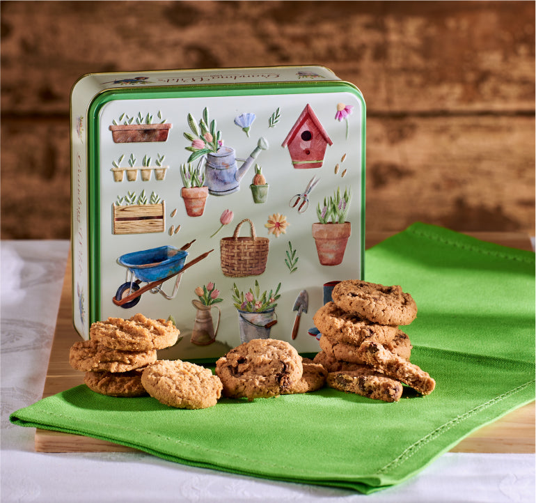 Pottering Garden Tin of Biscuits