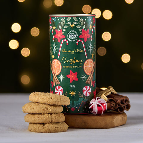 Christmas Pudding Biscuits