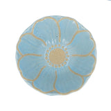 Blue Stoneware Flower Mini Bowl