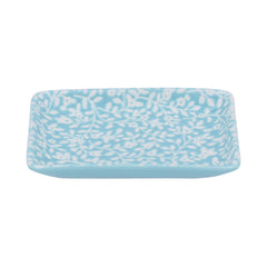Blue Floral Vines Porcelain Trinket Dish