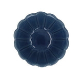 Navy Stoneware Fluted Mini Bowl