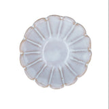 White Stoneware Fluted Mini Bowl