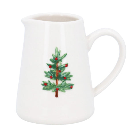 Christmas Tree Stoneware Mini Jug