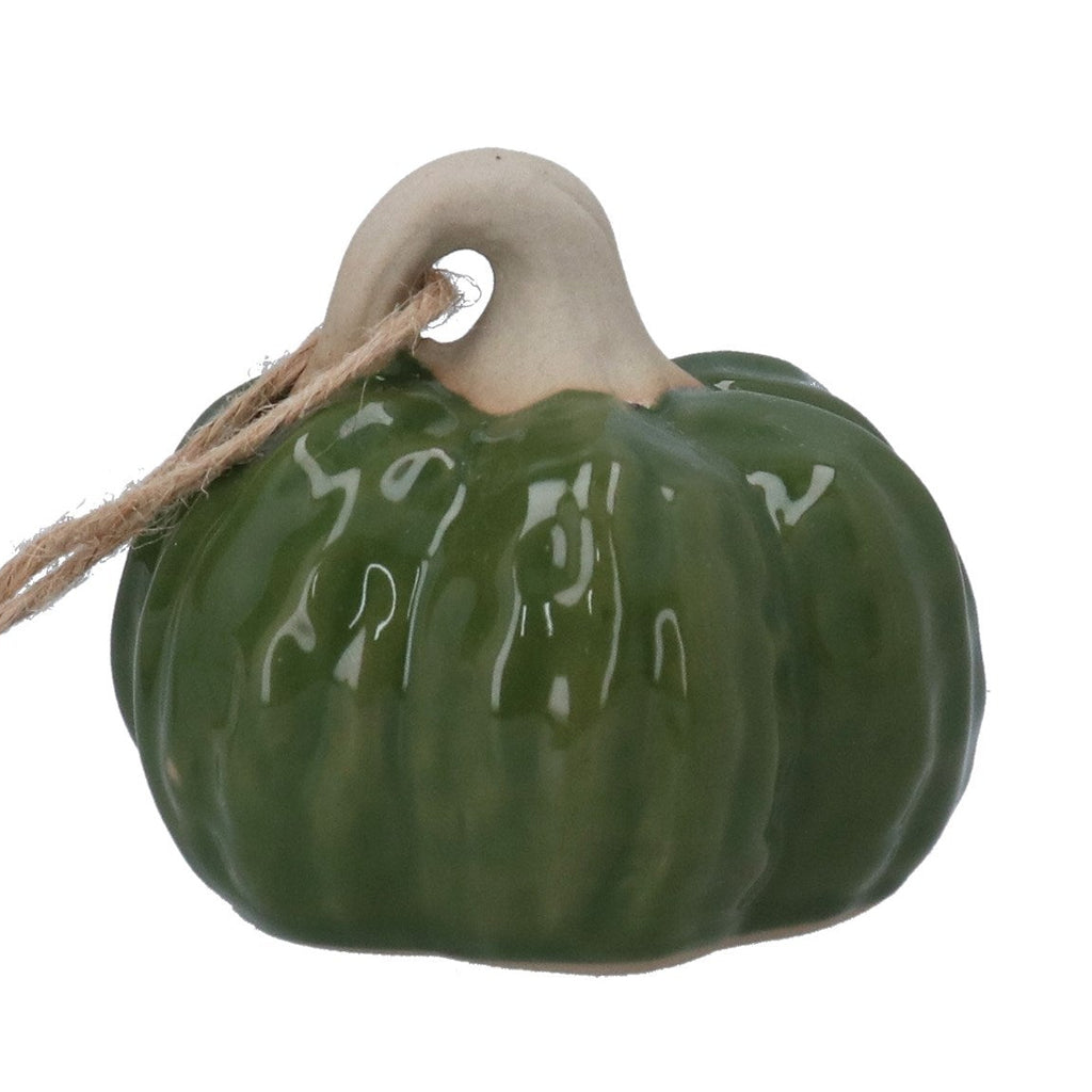 Green Porcelain Pumpkin Decoration
