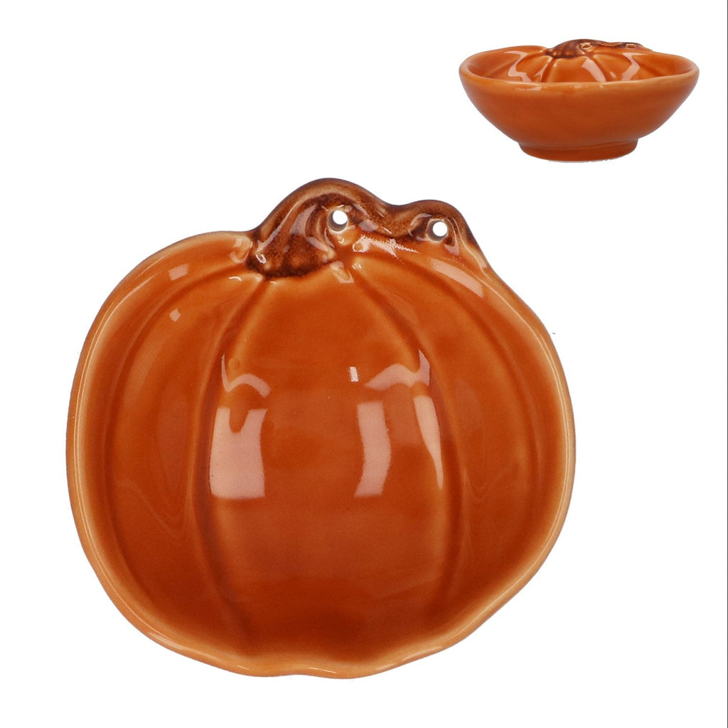 Pumpkin & Tendril Ceramic Mini Trinket Dish