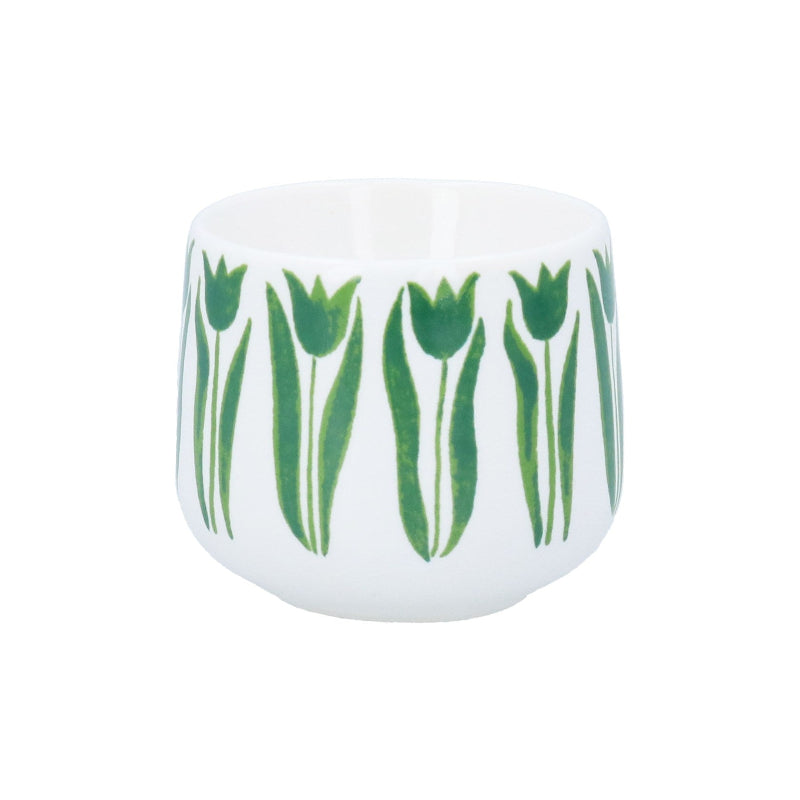 Green Tulips Egg Cup
