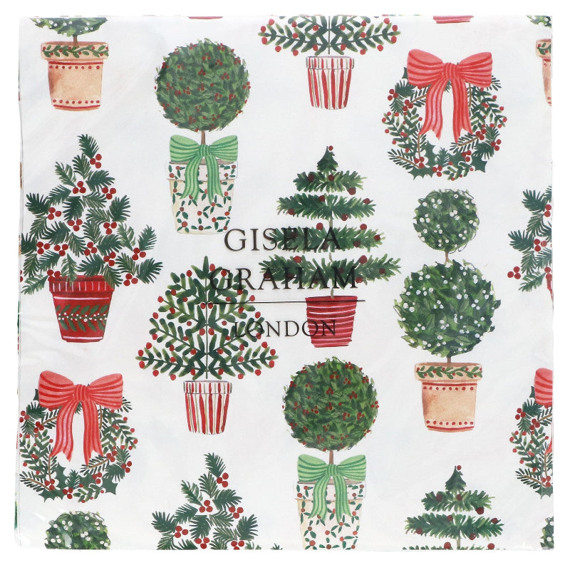 Napkins - Christmas Topiary