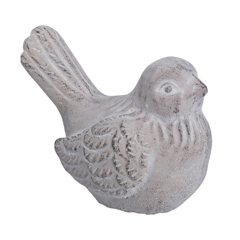Stone Effect Bird Ornament