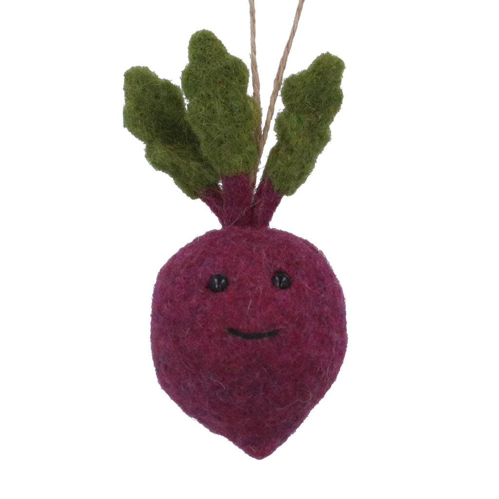 Beetroot Wool Decoration
