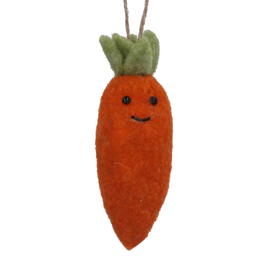 Carrot Wool Decoration