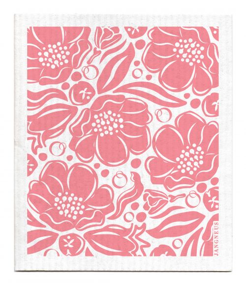 Jangneus - Blush Pink Flora Dishcloth
